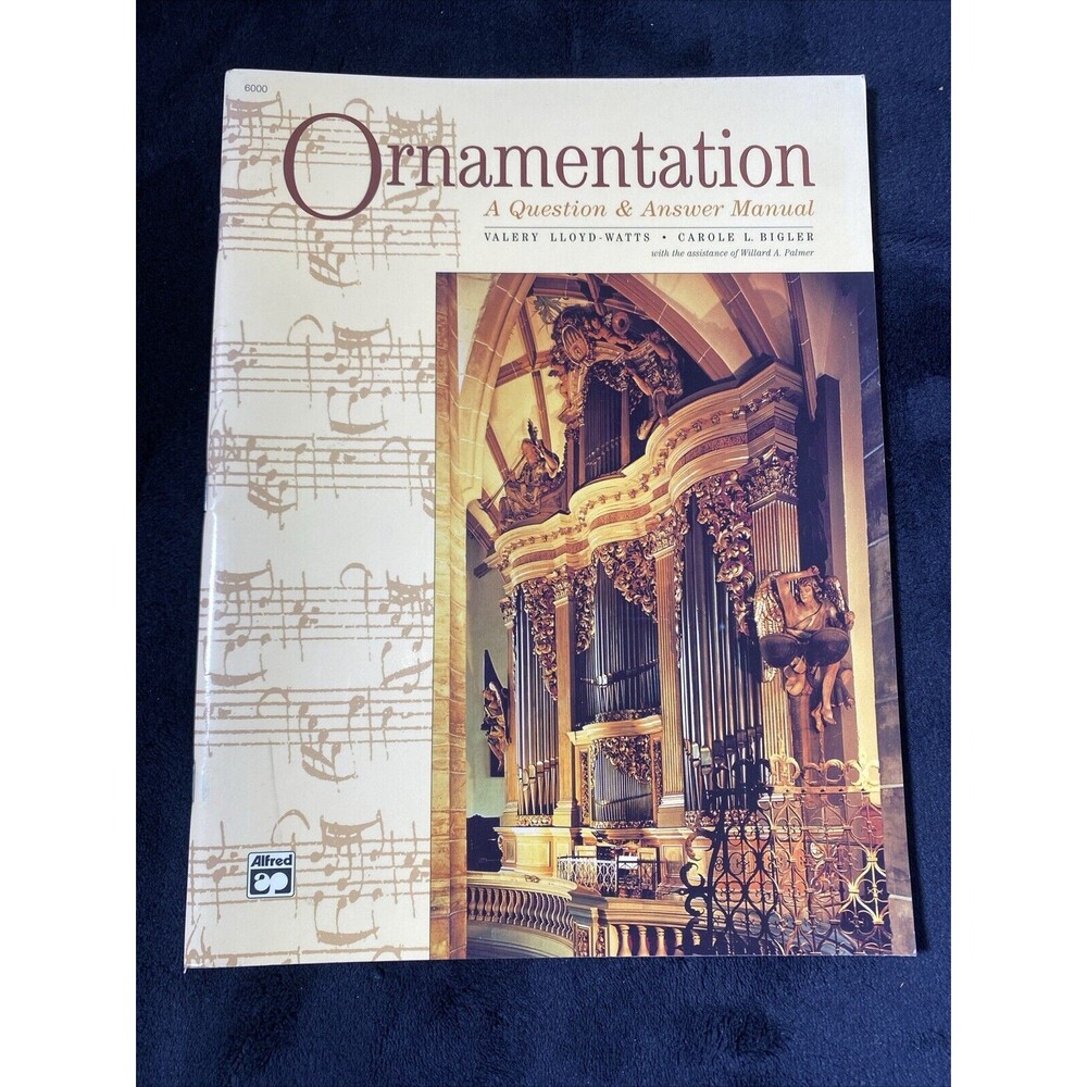 Alfred's Ornamentation A Question & Answer Manual Piano Music Book